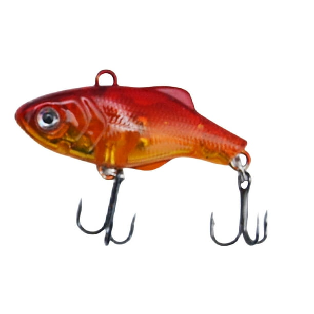 Lipless Crankbait - Unique Flat Back Diseño mejorado de vibración y sonido Thud