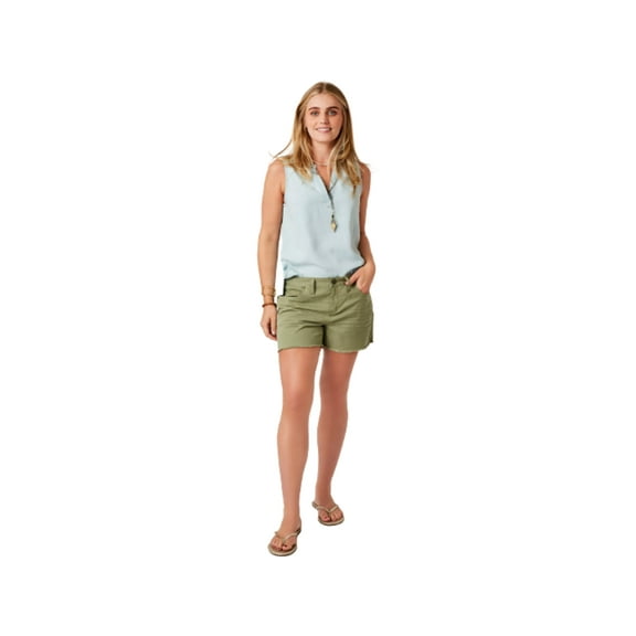 Carve Designs Oahu 4in Twill Short - Women's, Olive, 4