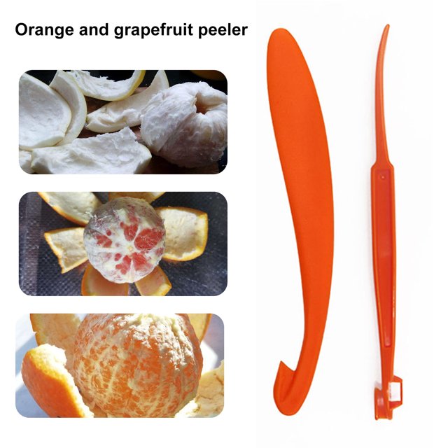 leaveforme 4Pcs Orange Peeler tools Plastic Orange Peeler Citrus