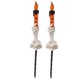 thumbnail image 4 of Paquete de 2 Portavelas de Calavera de Halloween Estacas de Luz de Vela de Halloween Lámpara de Vela sin Llama de Mano Fantasma de Esqueleto para Fiestas de Vacaciones ANGGREK  Otros, 4 of 8