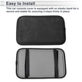 thumbnail image 7 of Unique Bargains Car Center Console Cover Car Armrest Cover 12.6"x8.07"x0.39" Suede Faux Leather Black, Gray, 7 of 7