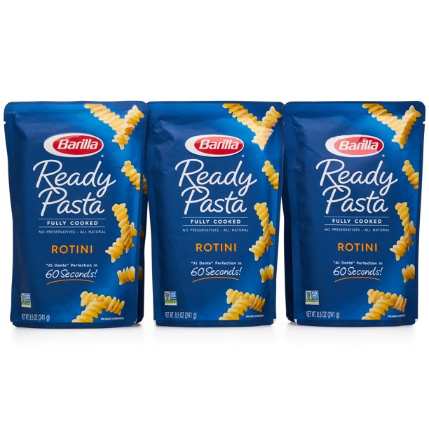 Barilla Ready Pasta Rotini 6 Ct x 8.5 Oz Fully Cooked