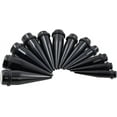 thumbnail image 4 of 24pc Big Gauges Kit Ear Stretching 00g-20mm Acrylic Taper Plug Tunnels Piercing Kits, 4 of 5