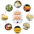 thumbnail image 2 of Wrea Egg Cooker with Automatic Shut off Multiple Settings 14 Count Rapid Electric Egg Boiler Maker, White, 2 of 8