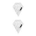 thumbnail image 2 of Transemion Transparent Acrylic Rulers 45 Degree Diamonds Ruler Craft Quilting Ruler Cutting Rulers DIY Handmade Tailor Supplies Diamond shape 2Set, 2 of 6
