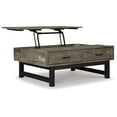 thumbnail image 3 of Signature Design by Ashley Contemporary Mondoro Coffee Table with Lift Top Grayish Brown, 3 of 6