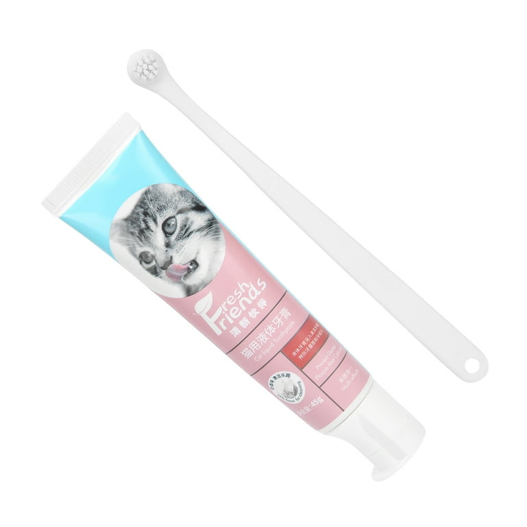 Cat toothbrush and paste online