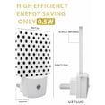 thumbnail image 3 of Night Lights Auto Sensor Black White Polka Dots Plug-in LED Nightlights Lamp Dusk to Dawn for Living Room, Bedroom, Bathroom, Hallway, Stairways Home Wall Decor, Cute Solid Color Night Light, 3 of 9