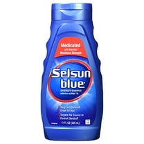 Selsun Blue Medicated Maximum Strength Dandruff Shampoo, 11 Ounce (Pack of 2)