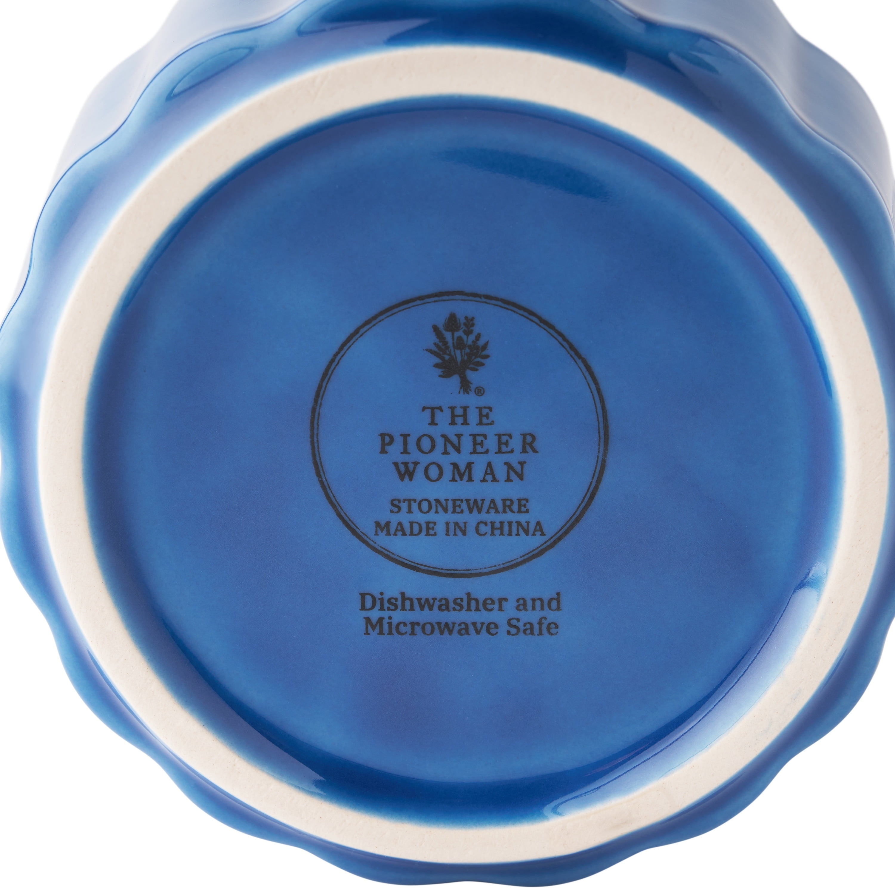 The Pioneer Woman Colette Stoneware Ramekins, Blue, Set of 4