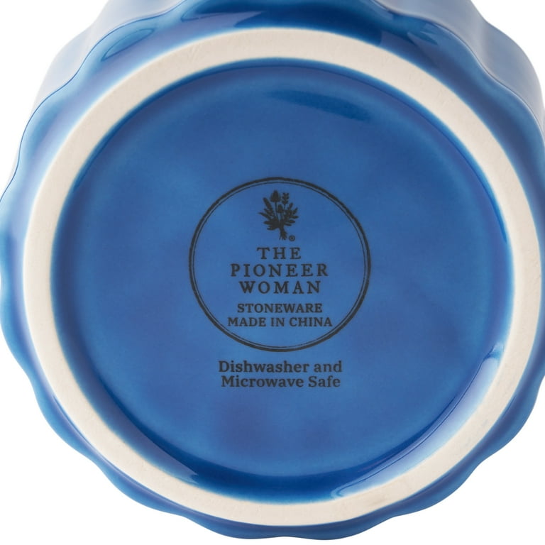 The Pioneer Woman Colette Stoneware Ramekins, Blue, Set of 4