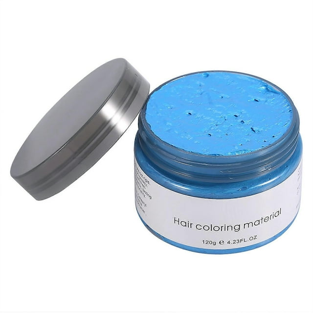 Cire colorante jetable pour coiffure et modelage des cheveux (bleue)