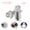 3V, variant on Illuminate Your Path With 2Pcs 34 56V 0 5W 6000K White Led P13 5S Replacement Bulb For Flashlight Lantern Torch