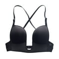 thumbnail image 6 of Helii Women U Plunge Deep V Push Up Bra, Seamless Multiway Convertible Comfort Bra, 6 of 8