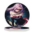 thumbnail image 1 of Posavasos de tierra de diatomeas absorbente Fate stay night, aislamiento antideslizante de tierra de diatomeas inodoro que protege la superficie de la mesa contra daños Talla única, 1 of 7