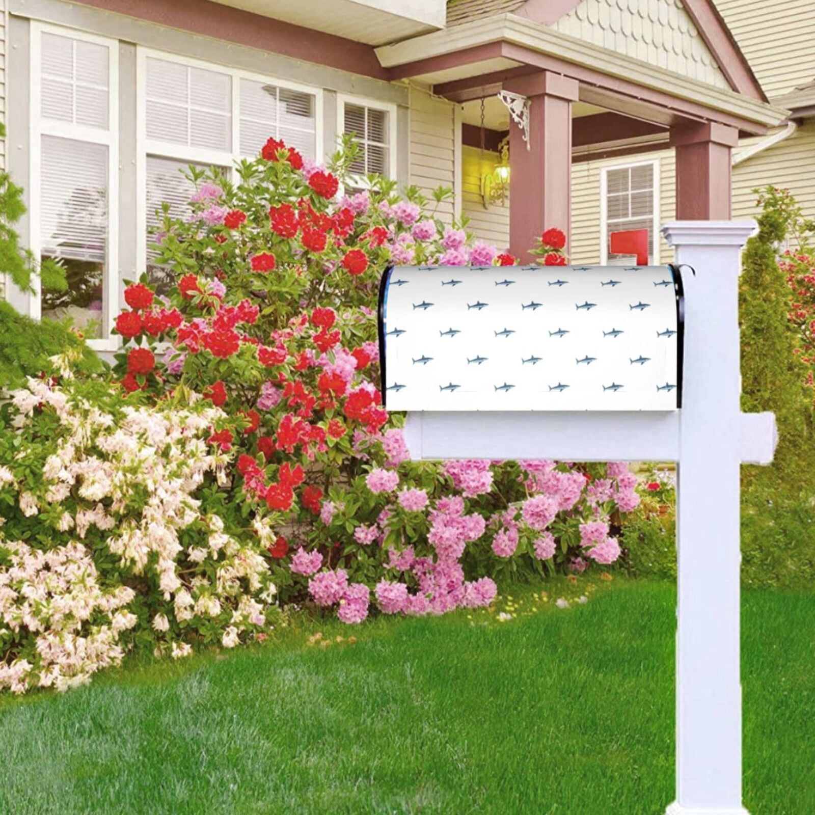Kdxio Magnetic Mailbox Cover 21x18 in Mailbox Cover Outdoor Decoration Holiday Mailbox Covers for Home Garden Yard-21x18 in