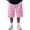 Pink, variant on Hsovts Mens Baggy Sweat Shorts Wide Leg Long Below Knee Oversized Gym Y2K Athletic Casual Loose Shorts Pocket Drawstring Hot Pink 3XL