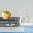 thumbnail image 2 of Figura decorativa moderna de resina con forma de pareja de gatos, estatua de animal de fruta sencilla para mesa, estantería, comedor, dormitorio, ofic, 2 of 8