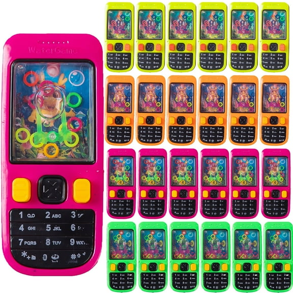 24 Pack Handheld Water Ring Games for Kids Party Favors Goodie Bags Stuffers Return Gifts for Kids Birthday Classroom Prize Box Rewards Bulk