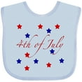 thumbnail image 3 of Inktastic 4th of July Stars Boys or Girls Baby Bib, 3 of 4