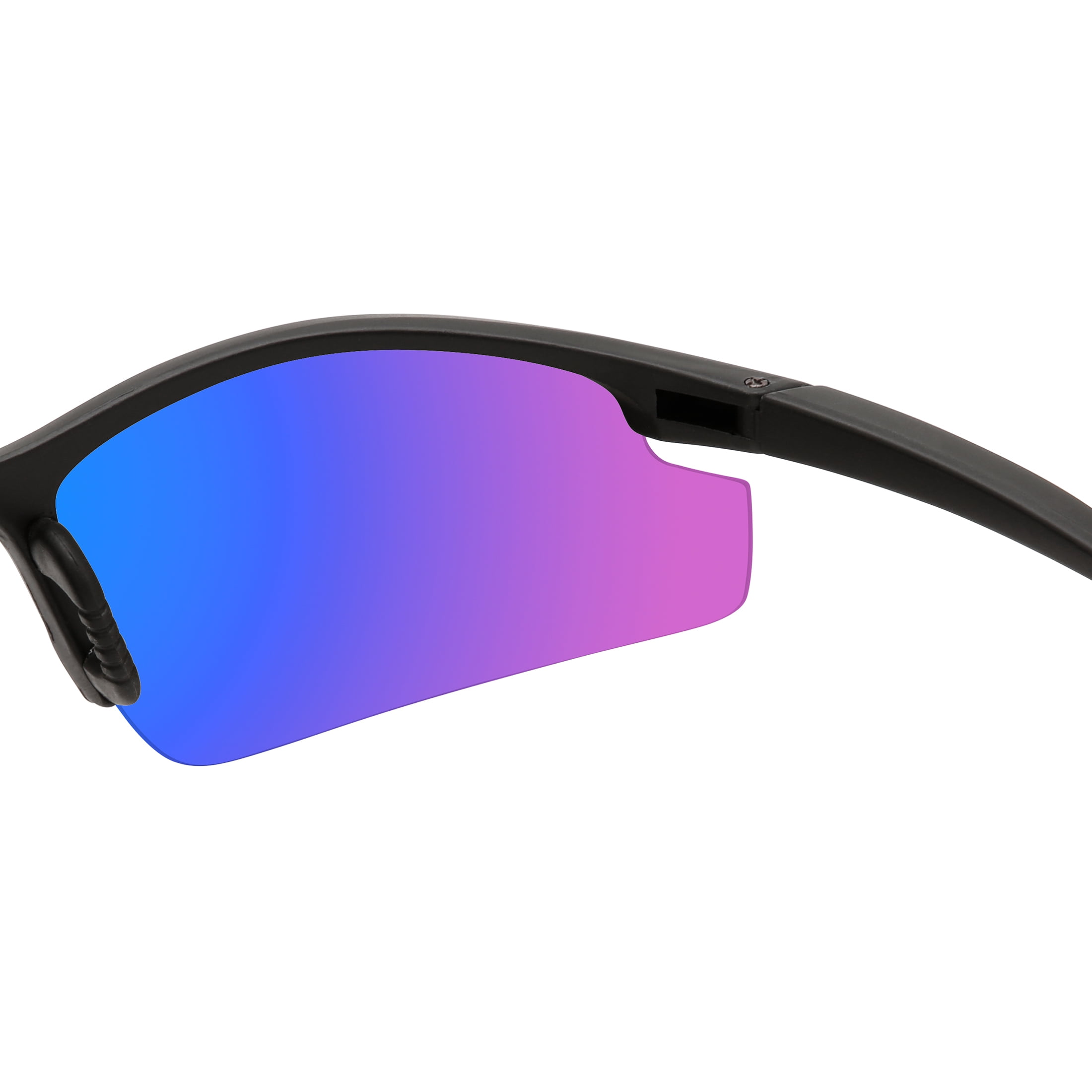 M+ Safety Glasses, Unisex, MS339557BMBLK Lens revo blue, 1 pc