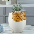 thumbnail image 6 of Fiaya Women Abstract Face Flower Pot Ornaments, 1Pc Fun Unique Colorful Head Planters, Resin Art Flower Pot Container for Indoor Outdoor Gardening Potted Plants, 4.96×4.57inch (A), 6 of 9