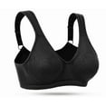 thumbnail image 7 of Wingslove Women's Full Coverage Wireless Support Non Padded Plus Size Minimizer Bra,Black 40G, 7 of 7