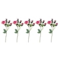 thumbnail image 2 of Claveles de flores simuladas, arreglos realistas, arreglo morado al por mayor Rosado, 2 of 9