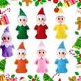 thumbnail image 2 of Pequeños elfos navideños, muñecos elfos de colores, gemelos, muñecos elfos para Navidad, calendarios de adviento de Año Nuevo y calcetines navideños, 2 of 5