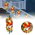 thumbnail image 2 of Coronas con luces LED Coronas navideñas para puertas, escaleras, chimeneas y pasillos de entrada, alimentadas por pilas, 2 of 6