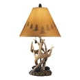 thumbnail image 1 of Signature Design by Ashley Derek Poly Table Lamp in Brown (Set of 2), 1 of 5