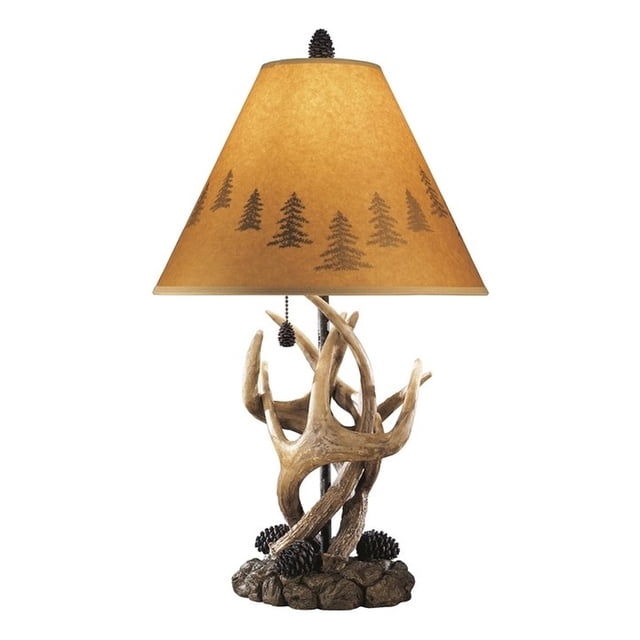Signature Design by Ashley Derek Poly Table Lamp in Brown (Set of 2)