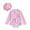 S1-Pink2, variant on Summer Girls Swimsuit Long Sleeve Swimsuit Cartoon Prints Crewneck Swimwear For Kids Sun Bathing Adorable Beach Wear 6-12 Months Pink2