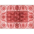 thumbnail image 1 of Ahgly Company Machine Washable Indoor Rectangle Abstract Red Modern Area Rugs, 7' x 9', 1 of 4
