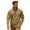 Khaki, variant on Men's Fleece Round Neck Pullover, Solid Color Hoodie Fleece Jacket for Winter, Outdoor Activities, Camping and Cold Weather Protection,Army Green,L