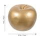 thumbnail image 5 of GOOHOCHY 4 piezas de manzanas doradas artificiales, frutas de plástico falsas, decoración para el hogar, fiesta, modelo de comida realista, adorno, cocina, decoraciones para fiestas navideñas, 5 of 8