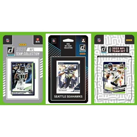 2025 2024 2023 Donruss 3 Factory Sealed Team Sets Seahawks  JSN