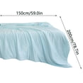thumbnail image 3 of Soft Cooling Ice Silk Summer Blanket for Hot Weather Breathable Quick Dry Machine Washable Lightweight for Home Office Travel, 3 of 5