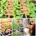 thumbnail image 5 of Ksopiavobs 60Pcs Bamboo Plant Labels with 1 Marker Pen Eco-Friendly T-Type Wooden Plant Sign Tags Wood Garden Markers Decorative Garden Tags for Seed Potted Herbs Flowers Vegetables (6.5 X 10 cm), 5 of 5