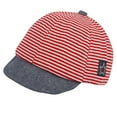thumbnail image 5 of FRSASU Clearance Toddler Baby Girl Boy Letter Soft Eaves Baseball Cap Sun Beret Hat Striped, 5 of 5