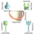 thumbnail image 3 of Agiferg Educational Toys Montessori Learning Toys, Kids Beach Toys Set Sand Play Tools with Bucket Shovels Rakes Sand Molds Outdoor Sandbox Toys for Beach Pool Backyard, 3 of 6