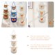 thumbnail image 5 of unbranded Cesta Colgante Para Beige De Con 3 Niveles Para Cocina Y Almacenaje, 5 of 7