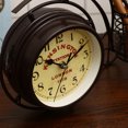 thumbnail image 5 of CRAFTHROU Retro Table Clock Iron Function For Decorative Desk Clocks 1PC, 5 of 5