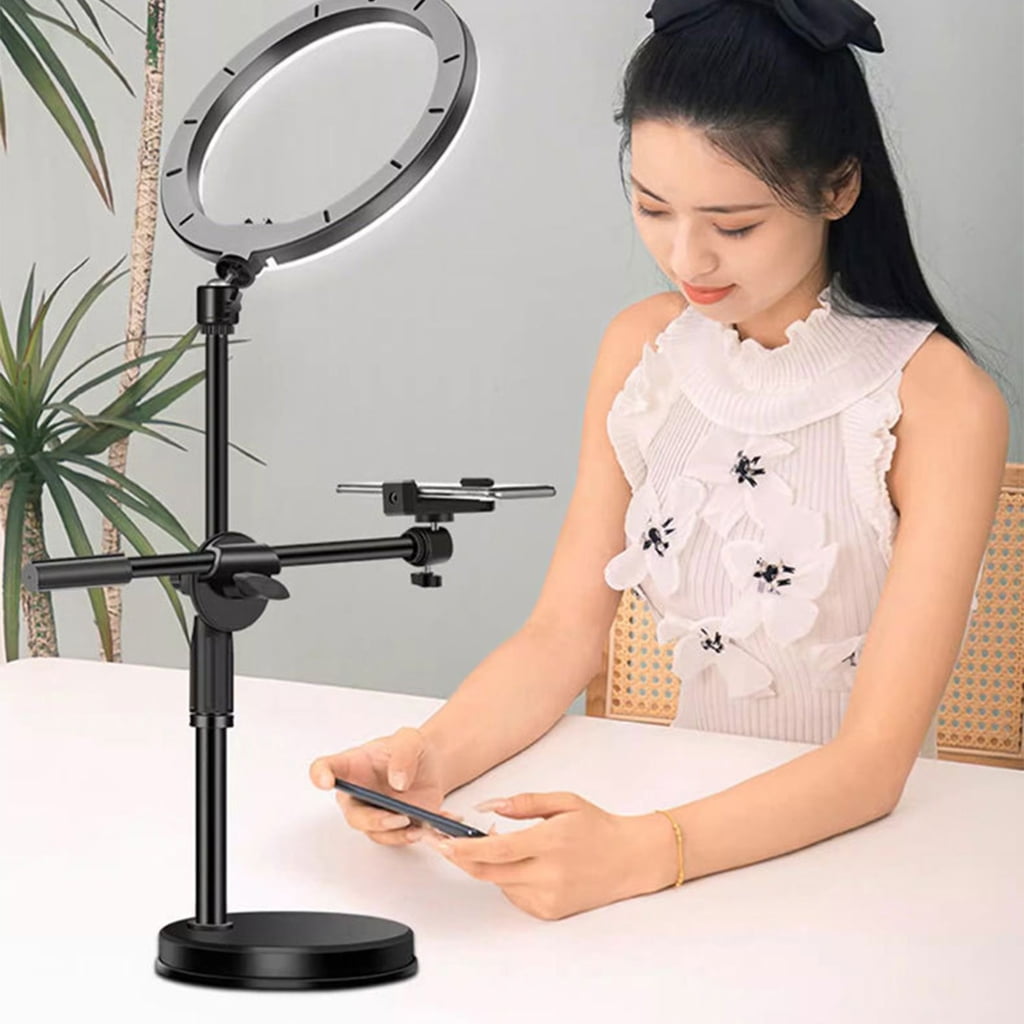 Overhead Mobile Phone Stand Desktop Shootings Phone Holder for Recording Video