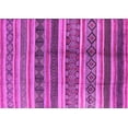 thumbnail image 1 of Ahgly Company Indoor Rectangle Solid Pink Modern Area Rugs, 2' x 4', 1 of 4