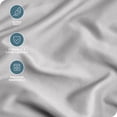 thumbnail image 4 of Bare Home Body Pillowcase - Envelope Closure - Ultra Soft - Double Brushed - Light Gray, 4 of 7