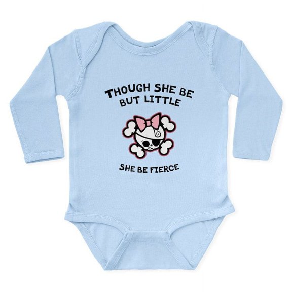 CafePress - She Be Fierce Body Suit - Long Sleeve Cotton Baby Bodysuit