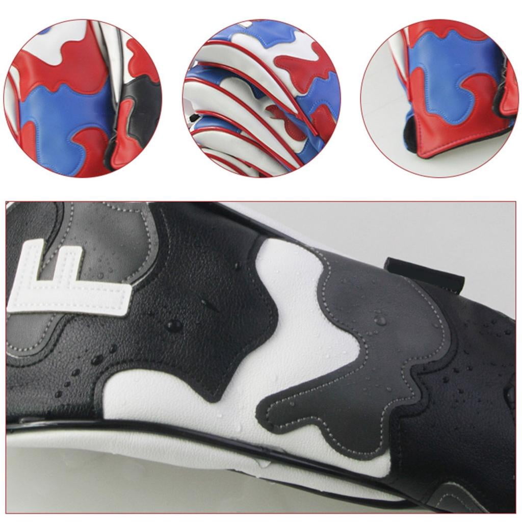 Yihuala Golfs Headcover Soft Plush Lining Fit Square Mallets Putters Square Mallets Putter Headcover PU Textur