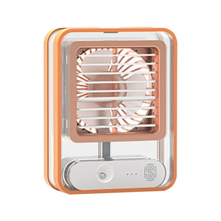 

gakvov Portable Fan That Blow Cold Air USB Chargeable Personal Mini Air Conditioner with 3-Speed and Light for Home Office Bedroom