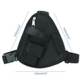 thumbnail image 5 of Arnés de Pecho para Radio, Chaleco portátil Bolsa de Pecho Negro con Correa Ajustable Compatible con Baofeng Motorola Uniden Kenwood ICOM Walkie Talkie, 5 of 5